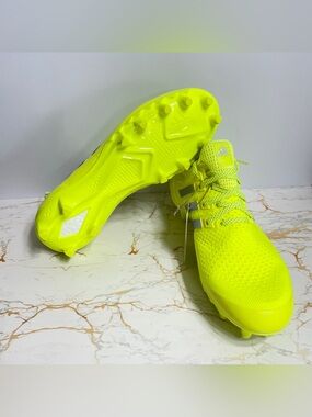 adidas UltraBoost Football Cleats Men's Szs 10 & 10.5 Solar Yellow Silver JP7413